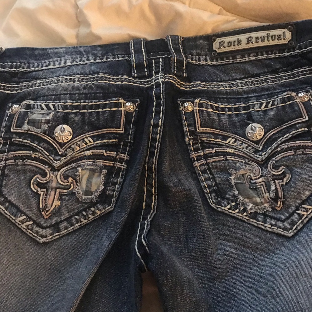 Like new Rock Revival jeans 30 Skinny